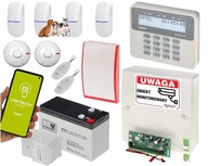 Satel Wireless Alarm Perfecta 16 WRL 4 detektory pohybu a 2 dymové detektory + diaľkové ovládače