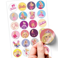 24 NÁLEPEK BÁBIKY BARBIE SUPER KVALITA 24 NÁLEPEK BÁBIKY BARBIE SUPER KVALITA