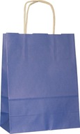 Papierová taška A5 námornícka modrá 18x8x22 180x80x225