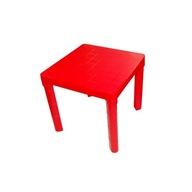 Červený detský stolík