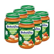 BoboVita Morka na bylinkách so zeleninou 6x190g BoboVita Morka na bylinkách so zeleninou 6x190g