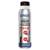 BROS KLIŠŤATY SPREJ KOMÁROV TROPICKÁ 50% DEET 180ML ODOLNÉ VODE POTU BROS KLIŠŤATY SPREJ KOMÁROV TROPICKÁ 50% DEET 180ML ODOLNÉ VODE POTU