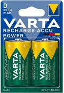 Nabíjacie batérie VARTA R20 HR20 D 3000mAh x2 Nabíjacie batérie VARTA R20 HR20 D 3000mAh x2