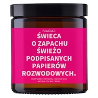 SVIEČKA S VÔŇOU ČERVO PODPÍSANÝCH ROZVODOVÝCH PAPIEROV... 40 HODÍN HORENIA SVIEČKA S VÔŇOU ČERVO PODPÍSANÝCH ROZVODOVÝCH PAPIEROV... 40 HODÍN HORENIA