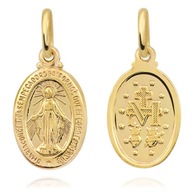ZLATÁ Zázračná medaila pr. 585 Panna Mária Zázračná
