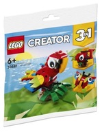 LEGO CREATOR TROPICAL PARROT 3v1 30581 POLYBAG