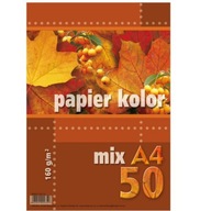 Tlačový papier Mix farieb 50 listov 160g HIT!!! Tlačový papier Mix farieb 50 listov 160g HIT!!!