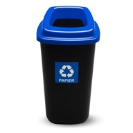 Kôš na segregáciu odpadu 45 l modrý papier Kôš na segregáciu odpadu 45 l modrý papier