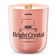 Tradičná sójová vonná sviečka s dreveným knôtom, Ravina - Bright Crystal Tradičná sójová vonná sviečka s dreveným knôtom, Ravina - Bright Crystal
