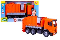 LENA ORANŽOVÉ smetiarske auto, RAD MAXI, 3 NÁPRAVY LENA ORANŽOVÉ smetiarske auto, RAD MAXI, 3 NÁPRAVY