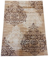 Béžový elegantný glamour koberec 133x190 cm