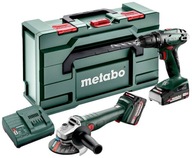 Metabo SKRUTKOVAČ BS18 + BRÚSKA W18 L 9 2/4 Ah