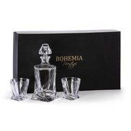 Whisky set Karafa + 6 pohárov Quadro Bohemia