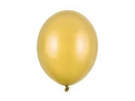 PEVNÉ KOVOVÉ BALÓNY ZLATÝ NARODENINOVÝ BALÓN 30 CM