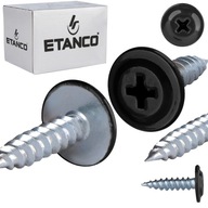 Skrutky podložky do dreva 4,2x 16 mm RAL 9005 250 ks Etanco GM-S Skrutky podložky do dreva 4,2x 16 mm RAL 9005 250 ks Etanco GM-S