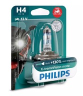 Žiarovka Philips H4 X-treme Vision Moto 130 % ľahká Žiarovka Philips H4 X-treme Vision Moto 130 % ľahká