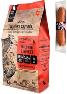 Wiejska Zagroda Suché krmivo pre psov HOVÄDZIE s TURECKO Veľké plemená L 2 kg Wiejska Zagroda Suché krmivo pre psov HOVÄDZIE s TURECKO Veľké plemená L 2 kg