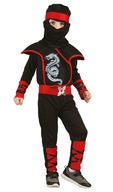 Kostým Ninja Ninjago Dragon Black Karate Red Mortal Kombat 92-104 cm. Kostým Ninja Ninjago Dragon Black Karate Red Mortal Kombat 92-104 cm.