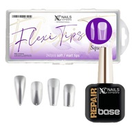 Nails Company Formy + Base 6ml Číra sada Nails Company Formy + Base 6ml Číra sada