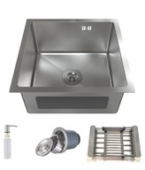 Drez 47x45 Satin Inox + Zásobník + Box Drez 47x45 Satin Inox + Zásobník + Box
