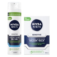 NIVEA MEN SENSITIVE pánsky gél na holenie 200 ml + balzam po holení 100 ml NIVEA MEN SENSITIVE pánsky gél na holenie 200 ml + balzam po holení 100 ml