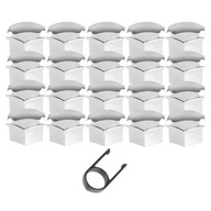 Nástrčky Krytky na skrutky 17mm Pochrómované 20 ks. Nástrčky Krytky na skrutky 17mm Pochrómované 20 ks.