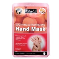 Beauty Formulas Výživná upokojujúca maska ​​na ruky