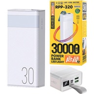 POWER BANKA REMAX 30000mAh USB-C LED 2x USB 22,5W