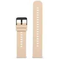 Gumený remienok na hodinky U27 - krémový/čierny 22mm Gumený remienok na hodinky U27 - krémový/čierny 22mm