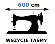 Služba našitia pásky do závesu šírky 600 cm