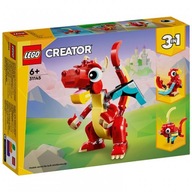 LEGO Creator - Červený drak 3v1 31145