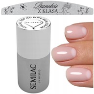 Semilac TOP NO WIPE Real Color Hybrid lak na nechty 7ml + PILNÍK Semilac TOP NO WIPE Real Color Hybrid lak na nechty 7ml + PILNÍK