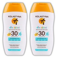2X EMULZIA NA OPAĽOVANIE PRE DETI SPF30 KOLASTYNA 125ML ĽAHKO SA VSTREBÁ 2X EMULZIA NA OPAĽOVANIE PRE DETI SPF30 KOLASTYNA 125ML ĽAHKO SA VSTREBÁ