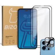 2x sklo BIZON + sklo na fotoaparát pre iPhone 14 Pro