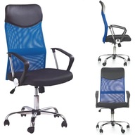 Kancelárska otočná stolička VIRE Blue