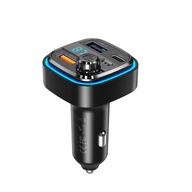 XO FM transmitter BCC08 Bluetooth MP3 nabíjačka do auta 3,1A čierna