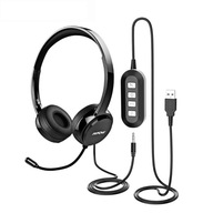 Mpow PA071A USB káblové slúchadlá s mikrofónom CALL CENTER PC aux Skype Mpow PA071A USB káblové slúchadlá s mikrofónom CALL CENTER PC aux Skype