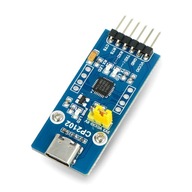 USB-UART TTL prevodník CP2102 - USB typ C zásuvka USB-UART TTL prevodník CP2102 - USB typ C zásuvka