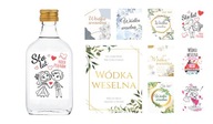Mininálepky Svadobná vodka 100ml 65 ks + 3 ZADARMO Mininálepky Svadobná vodka 100ml 65 ks + 3 ZADARMO