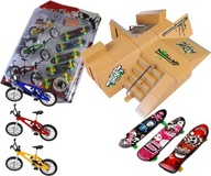 SET FINGERBOARD RAMP SKATEPARK + Fingerbike