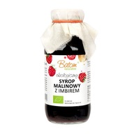 BIO MALINOVÝ SIRUP SO ZÁZVOROM 330 ml - BATOM