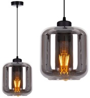 Sklenené stropné závesné svietidlo, TUBA LED luster Sklenené stropné závesné svietidlo, TUBA LED luster
