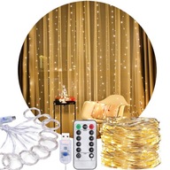 SVETELNÉ ZÁVISNÉ LAMPY GARLAND USB VNÚTRI VNÚTRI 3x3M 300 LED SVETELNÉ ZÁVISNÉ LAMPY GARLAND USB VNÚTRI VNÚTRI 3x3M 300 LED