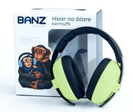 Ochranné slúchadlá, mušľové chrániče sluchu pre deti do 3 rokov BANZ