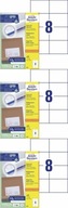 Univerzálne etikety Avery Zweckform 105x74mm 300a Univerzálne etikety Avery Zweckform 105x74mm 300a