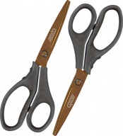 Veľké titánové nožnice 21cm sivé x 2