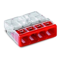 WAGO RÝCHLOSPOJKA PRE DRÔT 4x0,5-2,5mm² 100 ks WAGO RÝCHLOSPOJKA PRE DRÔT 4x0,5-2,5mm² 100 ks