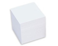 Kocka bielych kancelárskych kariet na cenovú ponuku LACNO