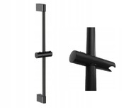 Držiak na sprchovú tyč Matt Black 70 cm Rea Držiak na sprchovú tyč Matt Black 70 cm Rea