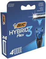Bic System cartridge pre holiaci strojček Hybrid Flex 3, 4 ks